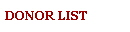 DONOR LIST