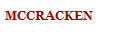 MCCRACKEN