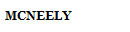 MCNEELY