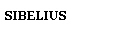 SIBELIUS